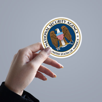 Sticker, Vinyl Decal, National Security Agency, 5 Stickers