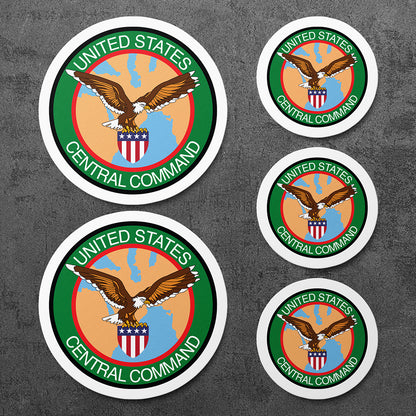 Sticker, Vinyl Decal, United States Central Command, 5 Stickers