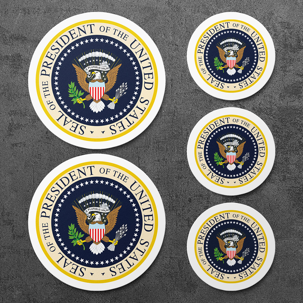 Sticker, Vinyl Decal, Seal of President of the United States, 5 Stickers