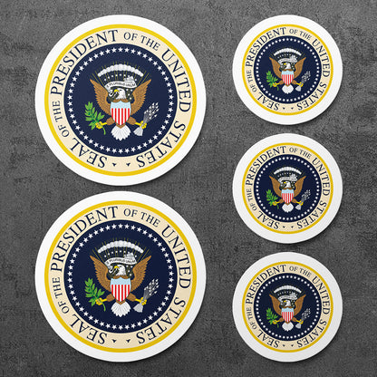 Sticker, Vinyl Decal, Seal of President of the United States, 5 Stickers