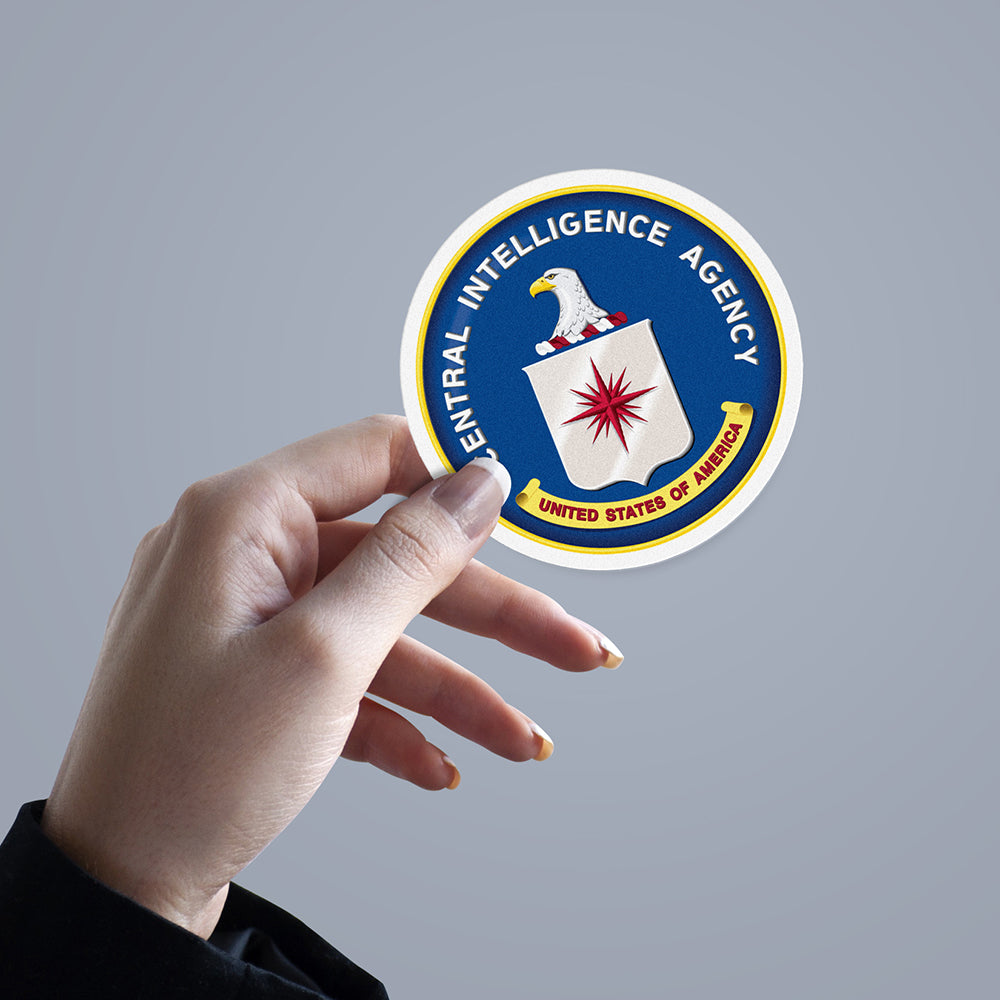 Sticker, Vinyl Decal, U.S. Central Intelligence Agency, 5 Stickers