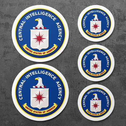 Sticker, Vinyl Decal, U.S. Central Intelligence Agency, 5 Stickers