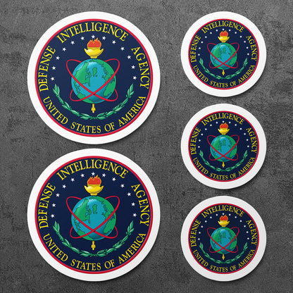 Sticker, Vinyl Decal, U.S. Defense Intelligence Agency, 5 Stickers