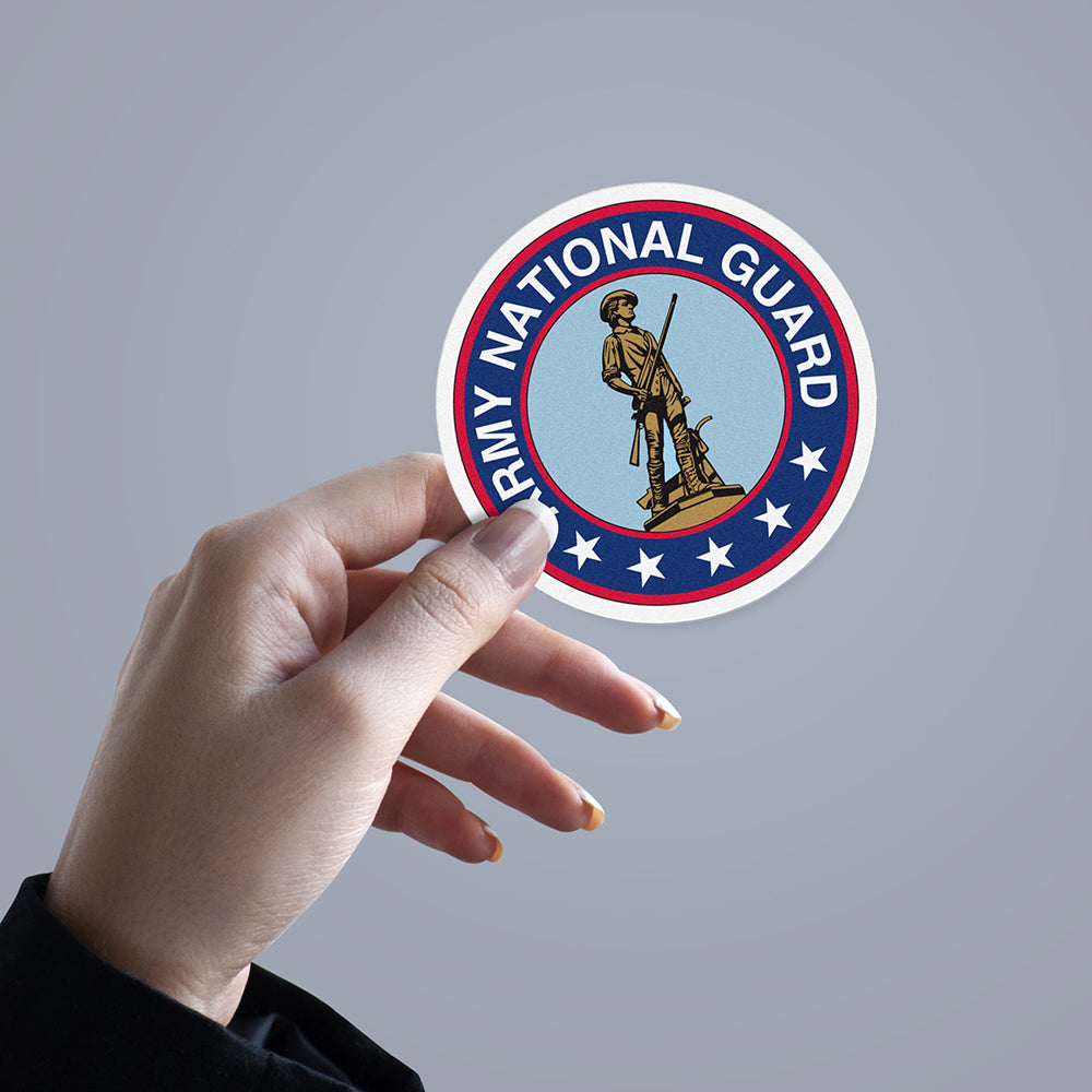 Sticker, Vinyl Decal, United States Army National Guard, 5 Stickers