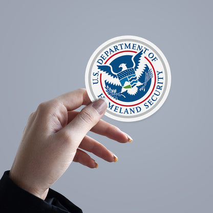 Sticker, Vinyl Decal, U.S. Department of Homeland Security, 5 Stickers