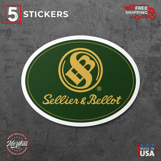 Sellier & Bellot Ammunition, Rifle Bullets, Shotgun US Made Vinyl Decal Stickers