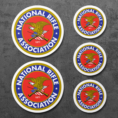 Sticker, Vinyl Decal, NRA National Rifle Association, 5 Stickers